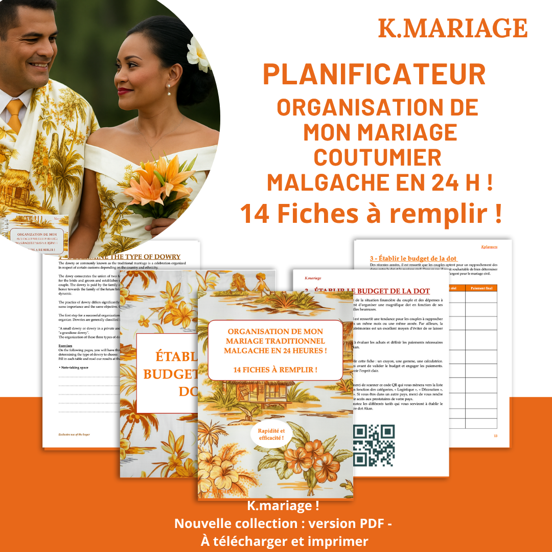 Organisation de mon mariage coutumier malgache en 24 heures !