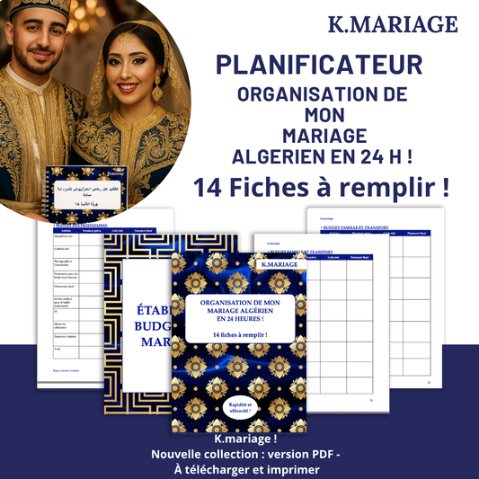 Algérie/ Organisation de mon mariage Algérien en 24 heures !
