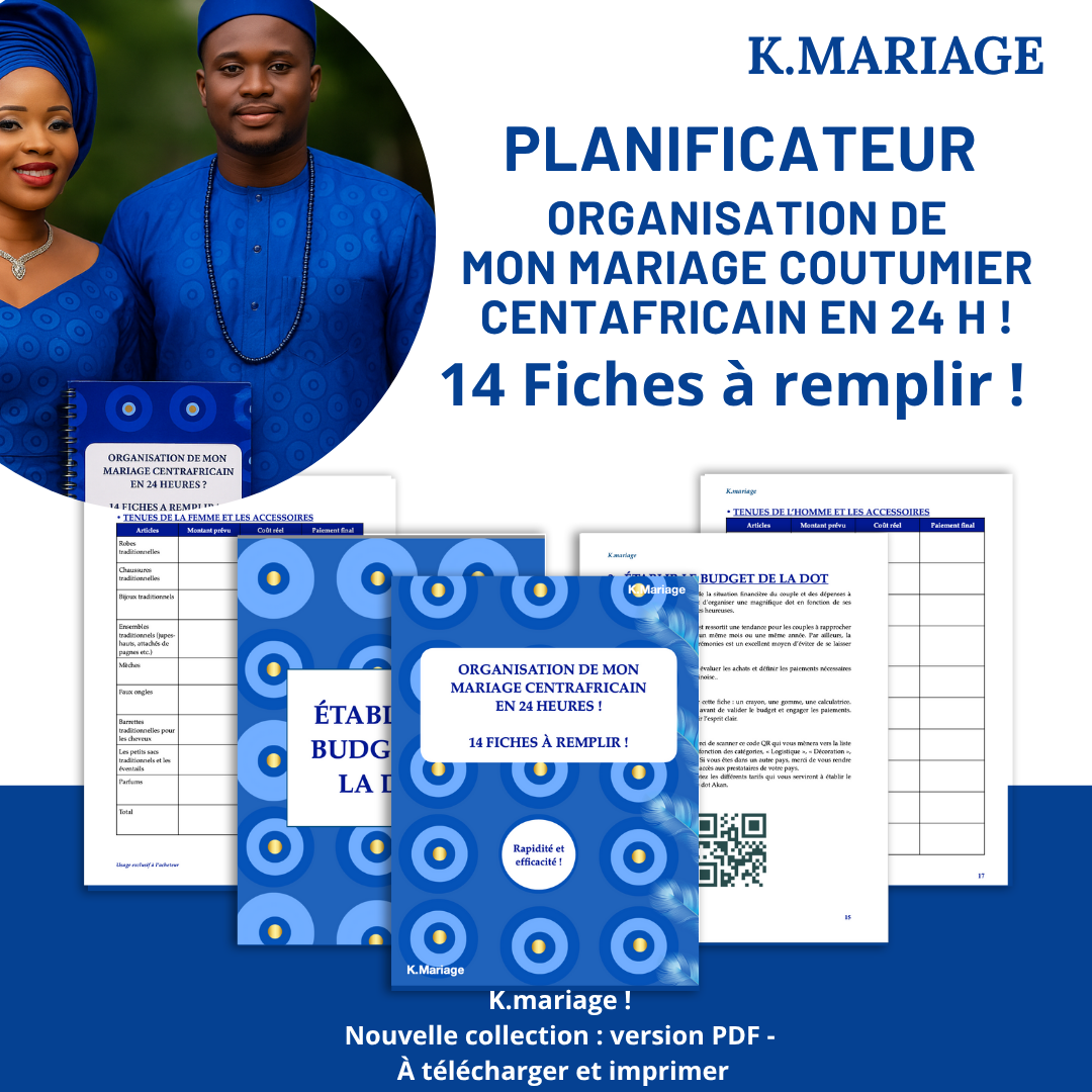 Centrafrique/ Organisation de mon mariage coutumier Centrafricain en 24 heures !