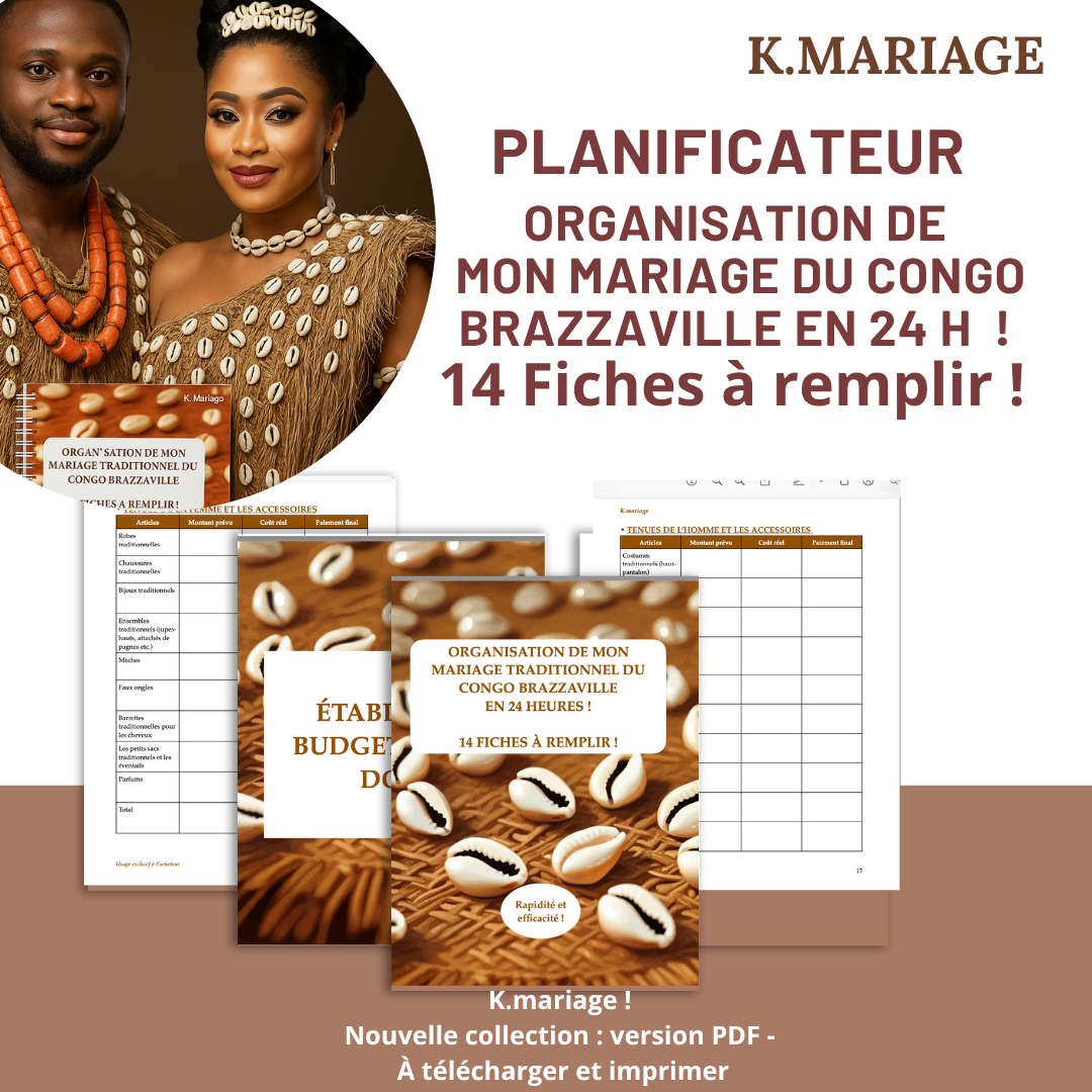 Congo Brazzaville / Organisation de ma dot Congolaise en 24 heures !