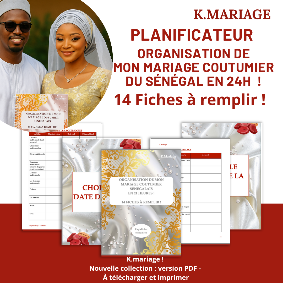 Senegal/ Organisation de mon mariage coutumier Senegalais en 24 heures !