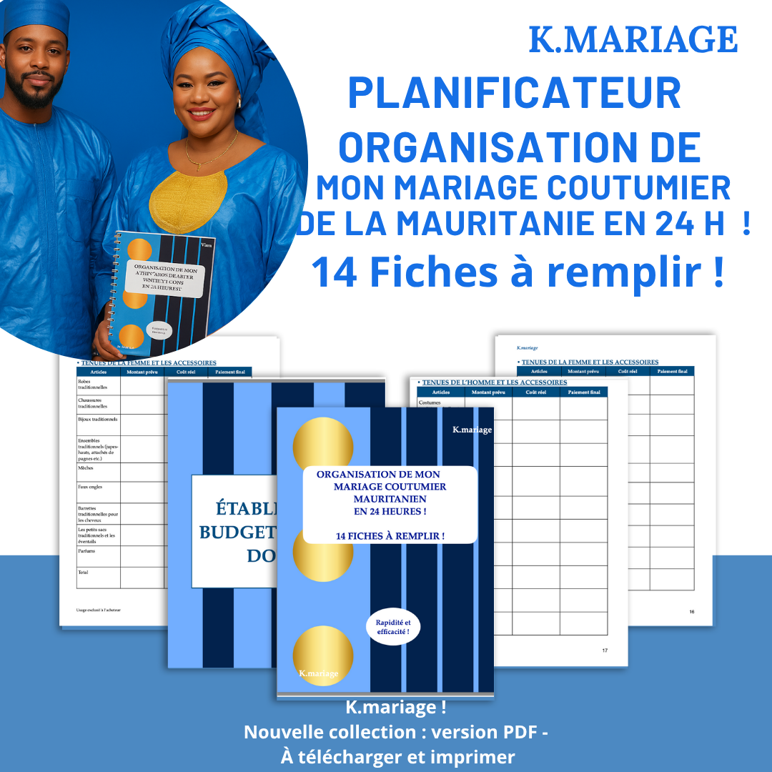 Mauritanie/ Organisation de mon mariage mauritanien en 24 heures !