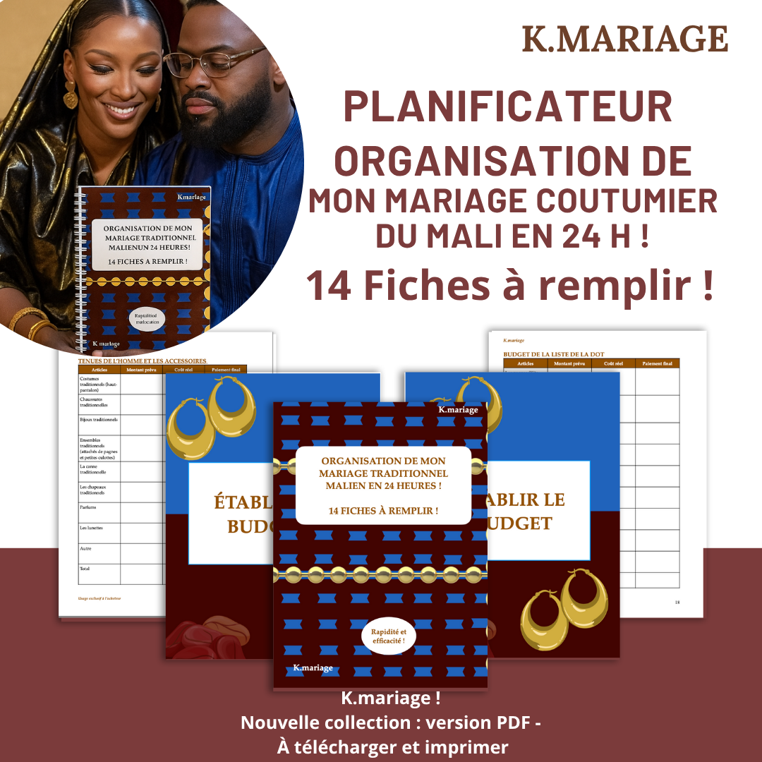 Mali/ Organisation de mon mariage coutumier malien en 24 heures !