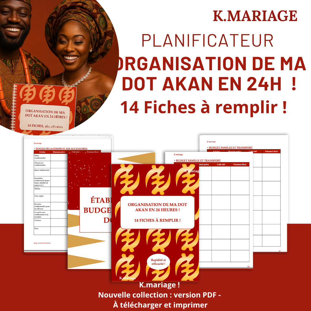 Côte d'ivoire / Organisation de ma dot Akan en 24h !