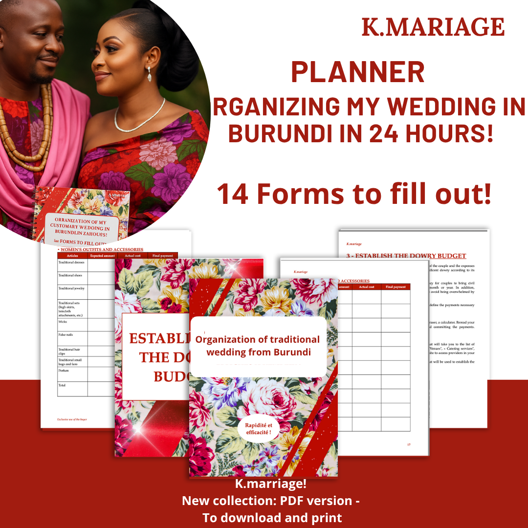 Burundi / Organisation de mon mariage coutumier Burundais en 24 heures !