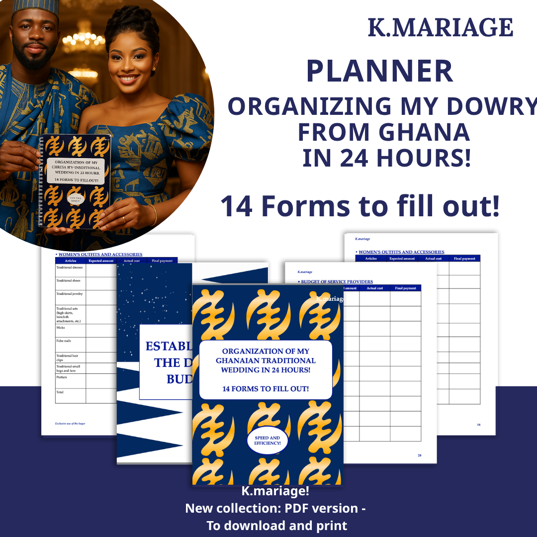 Ghana/ Organisation de mon mariage coutumier Ghanéen en 24 heures !