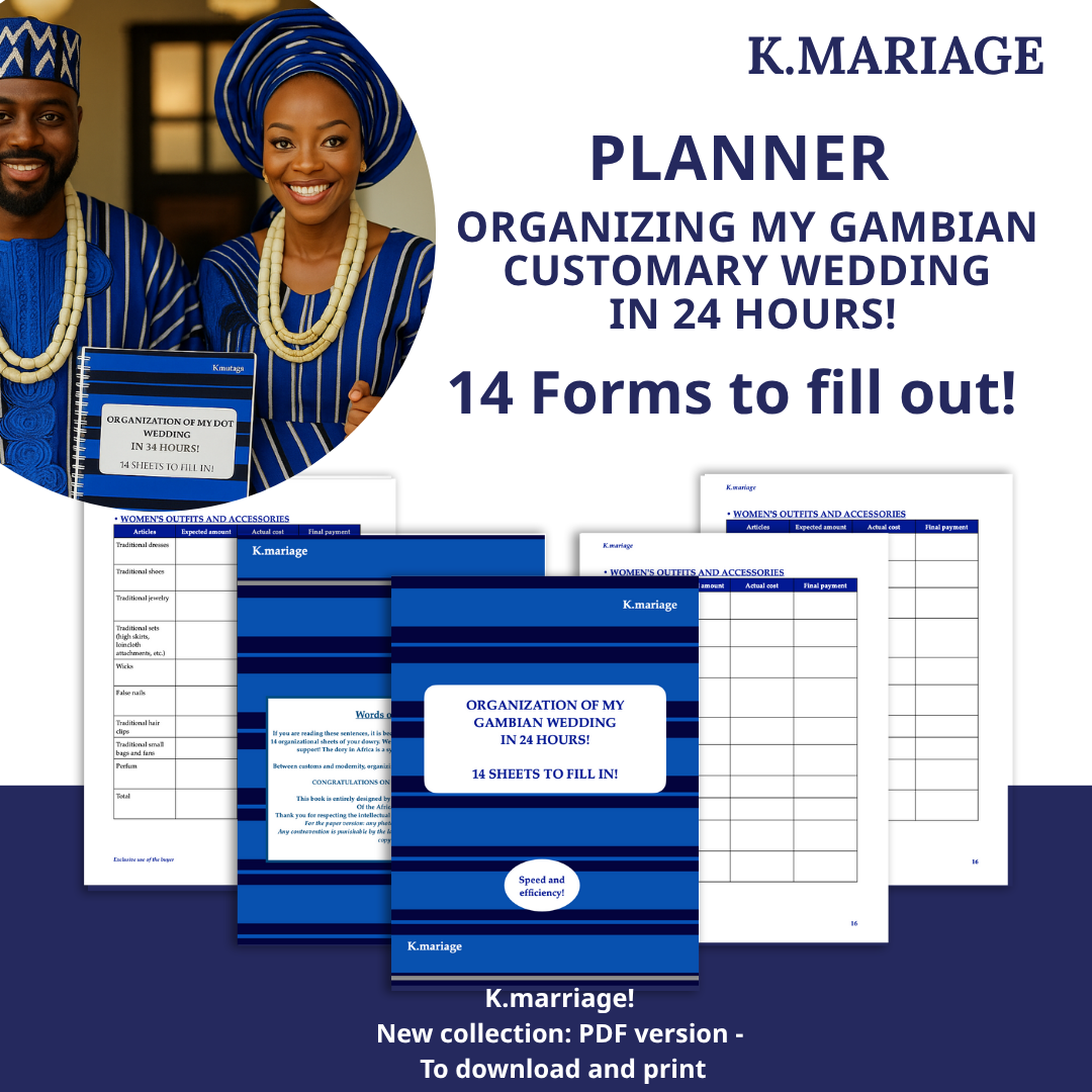 Gambie/ Organisation de mon mariage coutumier Gambien en 24 heures !