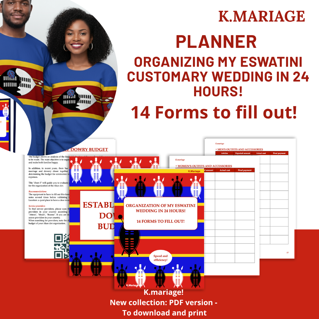 Eswatini/ Organisation de mon mariage coutumier de l'Eswatini en 24 heures !