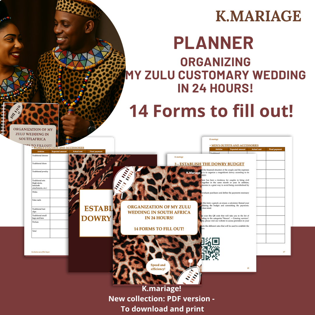 Afrique du Sud / Organisation de mon mariage Zulu en 24 heures !