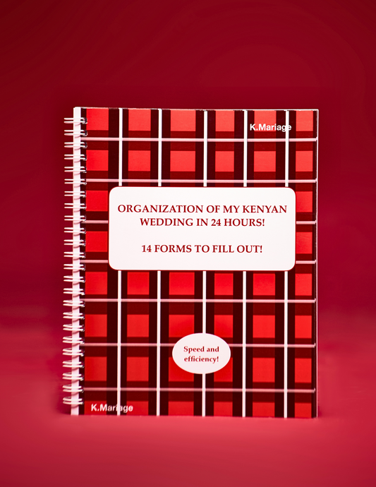 Kenya/ Organisation de mon mariage coutumier du Kenya en 24 heures !